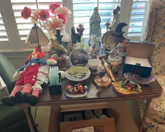 . . . table full of treasures