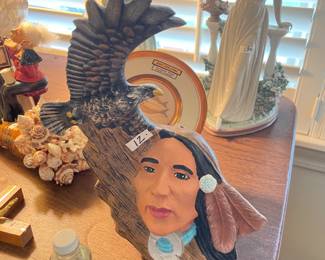 . . . Native American chalkware