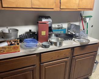 . . . more kitchen ware