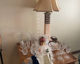 . . . table filled with treasures