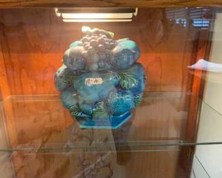 . . . great covered bowl (small chip)