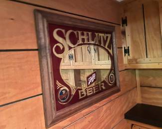 . . . Schlitz beer mirror