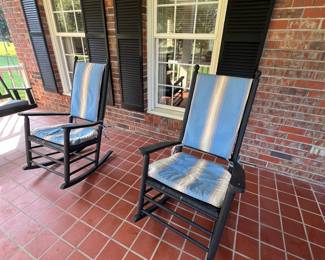 4 front porch rocking chairs