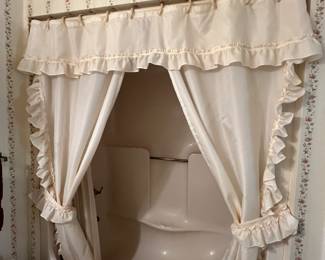 Vintage shower curtain 