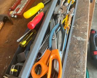 Assortment of Hand Tools - Pliers, Scissors, Screwdrivers