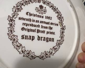 Assortment of Coal Port Christmas Plates