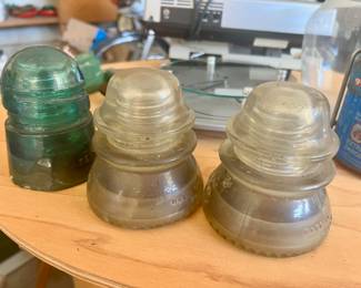 Assortment of Glass Insulators