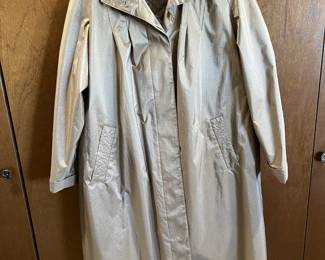 British Mist Champagne Wind Breaker Trench Coat