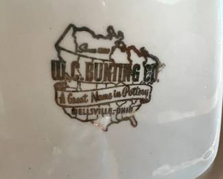 W.C. Bunting Pottery Ash Tray