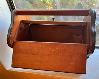 Wooden Crafting/Sewing Box