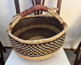 African Market Weaved Basket