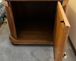 Octagonal Oak Side Table
