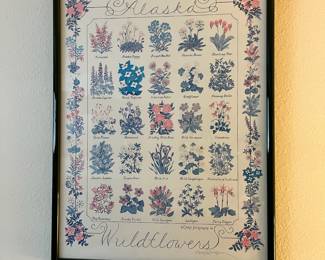 Framed Print "Alaska Wildflowers" by Carol Dickerson