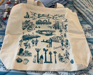 Ballard Seattle Canvas Tote Bag