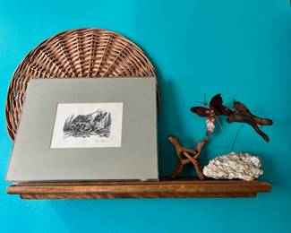 Brutalist Butterfly Figurine