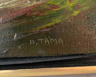 Framed Oil Painting "Misty Sail" by Bob Tapia