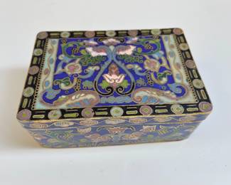 Chinese Cloisonné Trinket Box