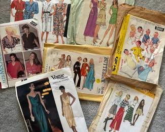 Assortment of Sewing Patterns
