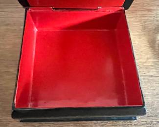 Russian Style Lacquered Jewelry Box