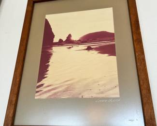 Framed Photography of Oregon Coast by Larry Ulrich