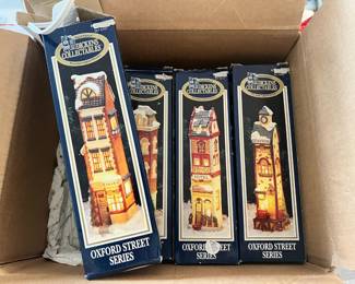 Dickens Collectables Oxford Street Lighted Christmas Village
