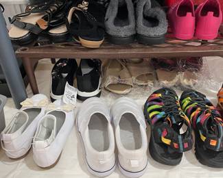 Variety of shoes