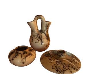 Horse hair pottery