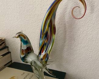 Art glass bird