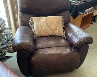 Leather like recliner