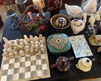 Decor & stone chess game