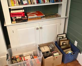 Bookshelf and Vintage Photos