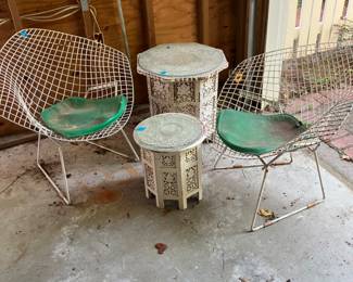 Mid Century Metal Chairs