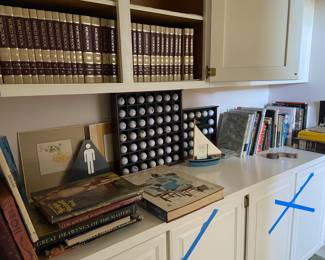 books, art books, Norman Rockwell, golf, encyclopedia