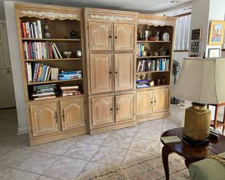 3 pieces cabinet -bookshelves, cabinets, entertainment