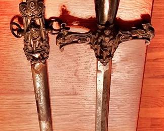 Antique "Knights Of Pythias" Sword