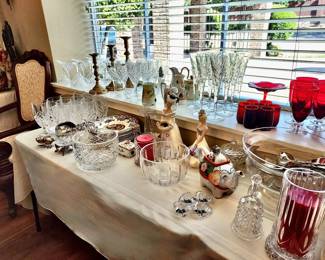 Shannon Crytal Stems, Glassware