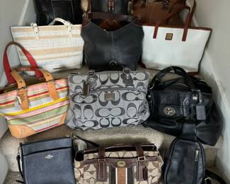 Designer Purses--Dooney & Burke, Brahim, Coach, Sondra Roberts