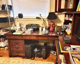 Desk, Office Supplies