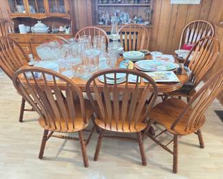 Dining room table and chairs