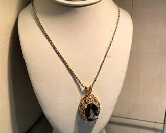 14K 28" ROPE CHAIN WITH CUSTOM PENDANT