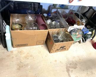 VASES AND CANNING JARS BY THE BOX
