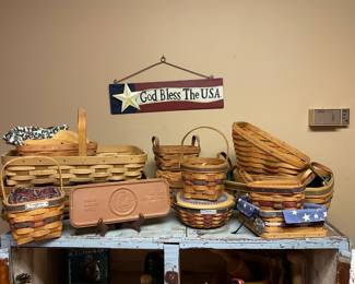 LONGABERGER BASKET COLLECTION