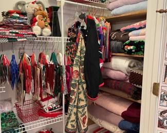 CHRISTMAS BAGS AND BLANKETS