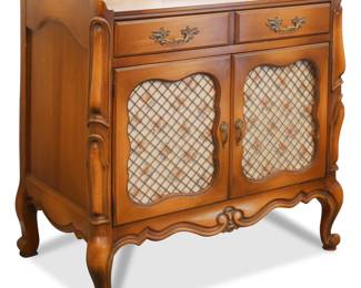 French Provincial Footed Side Table