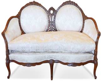 French Louis XV Settee Loveseat