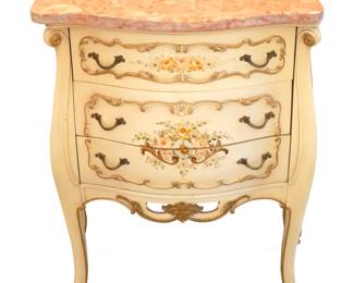 Baroque Venetian Marble-Top Commode
