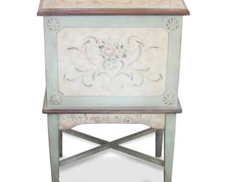 Decorated Lidded Chest