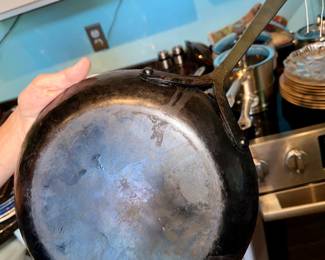 Blanc Creatives blue carbon steel pan 11inch