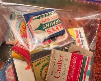 Collection of vintage matches