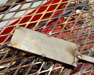 Billet from Hand forged Damascus steel cleaver . DKS knives